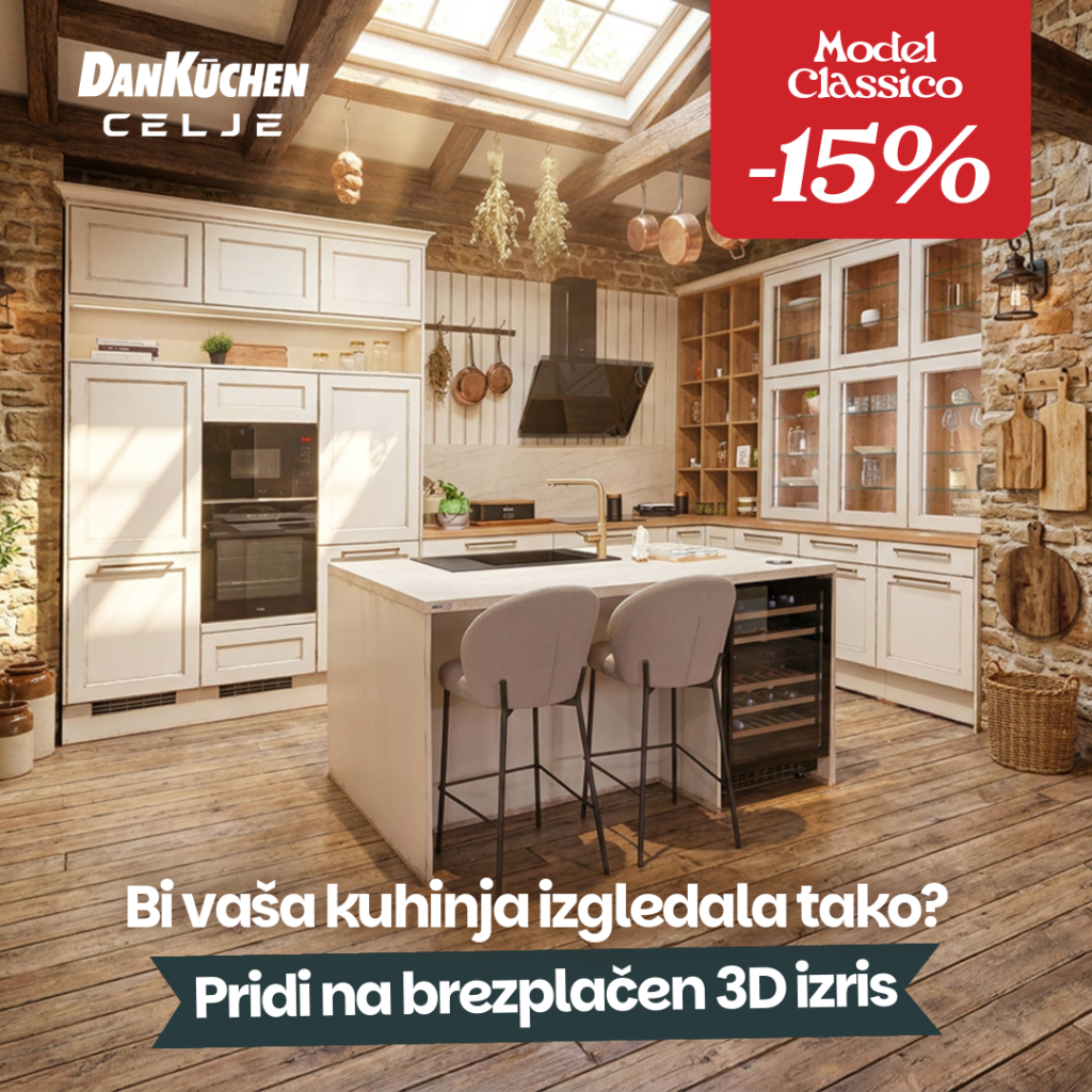 Akcija: Klasična kuhinja DanKuchen Classico 15% ugodneje